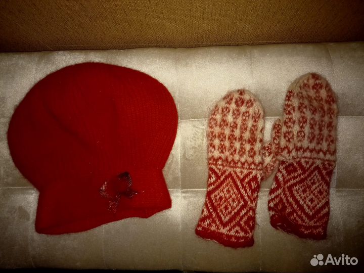 Шапки зимние, варежки, шарф