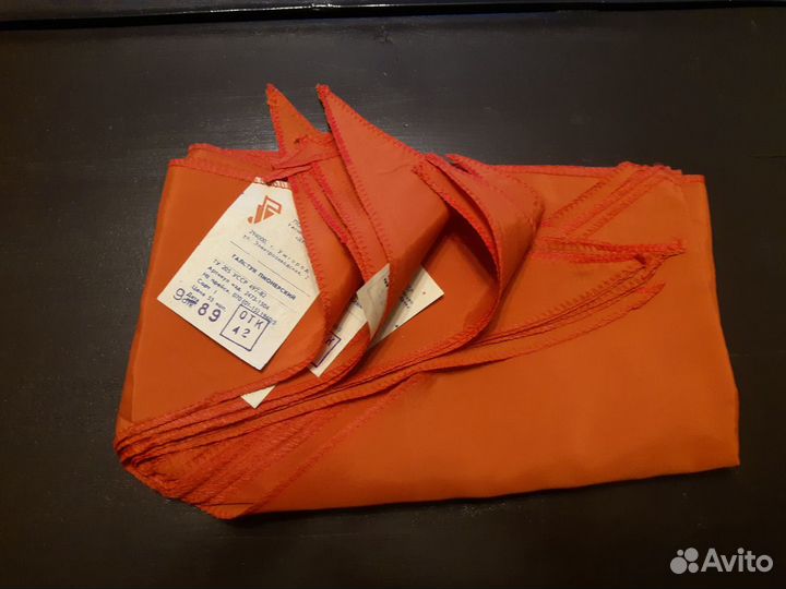 Упаковка пионерских галстуков. СССР. Новые.1989 г