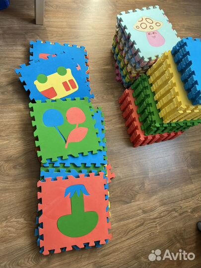 Коврик детский мягкий- пазлы