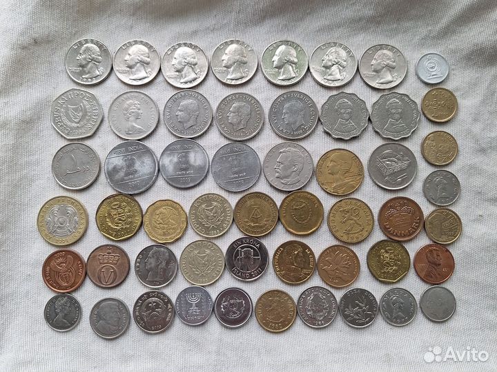 Иностранные монеты по 50