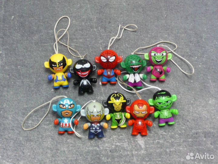 Киндер сюрприз полная серия головастиков марвел