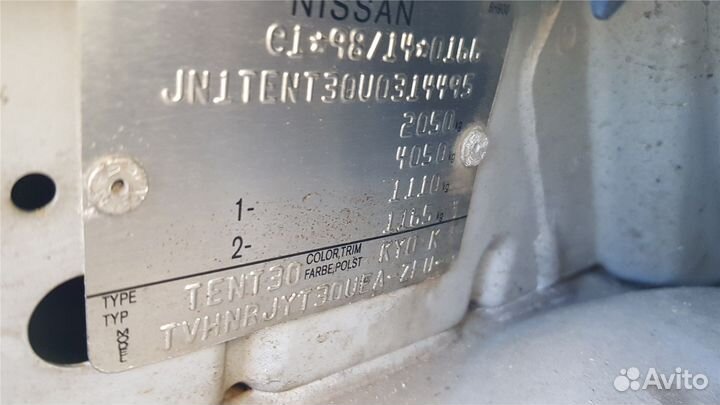 Разбор на запчасти Nissan X-Trail (T30)