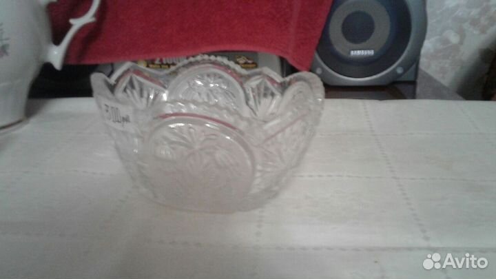 Хрустальная ваза для фруктов