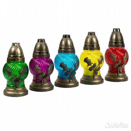 Лампада Roza 17,3х8см 8ч/г в стекле крышка и подст