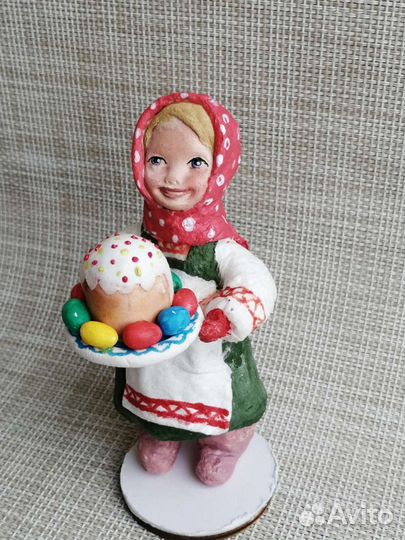 Игрушки из ваты на елку