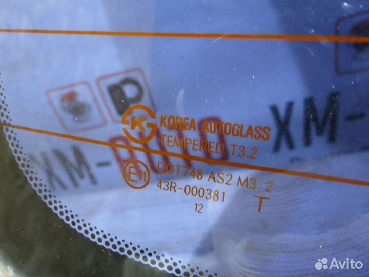 Стекло заднее Hyundai Solaris