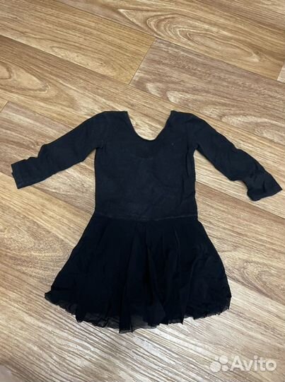 Купальник гимнастический черный