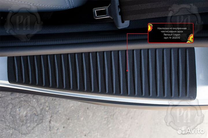 Накладки на арки Renault Logan 2 (14+) RA