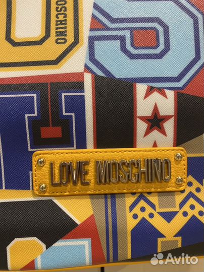 Сумка love moschino красная