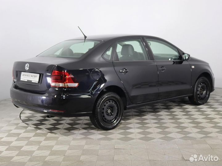 Volkswagen Polo 1.6 AT, 2015, 158 150 км