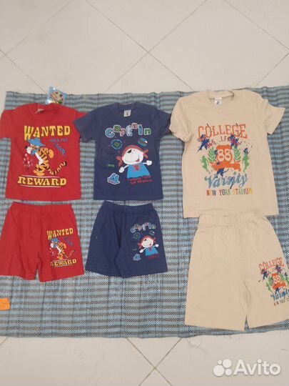 Детский комплект шорты и футболка