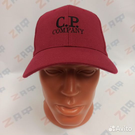 Кепка с очками C.P. Company 11115, бордовая CP