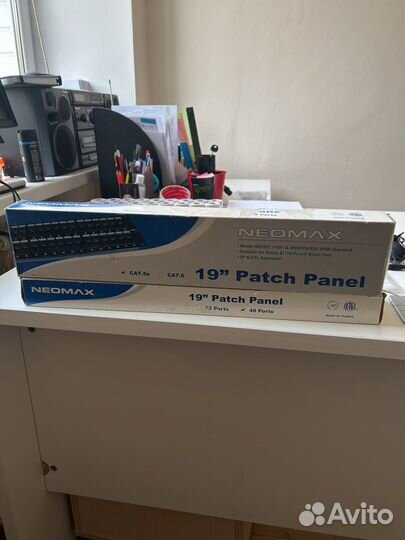 Патч-панель Neomax cat.5e 19* patch panel 48 port