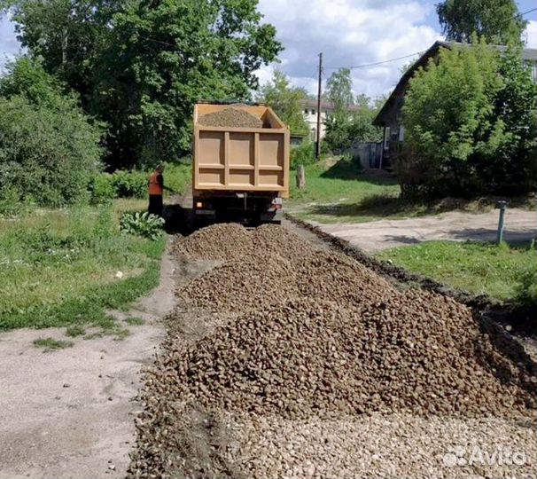 Щебень гранитный доставка