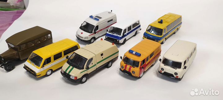 Модели 1:43 СССР газел УАЗ