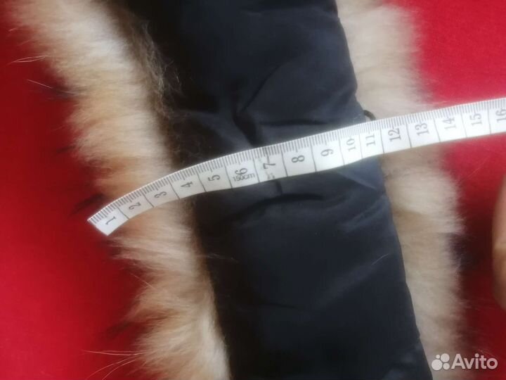 Меховой воротник енот