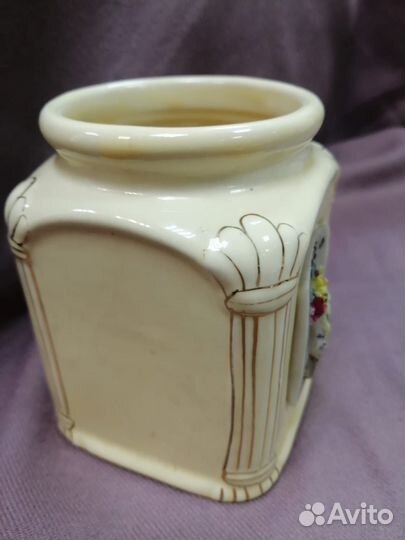 Банка для хранения сыпучих продуктов. Керамика. Ча