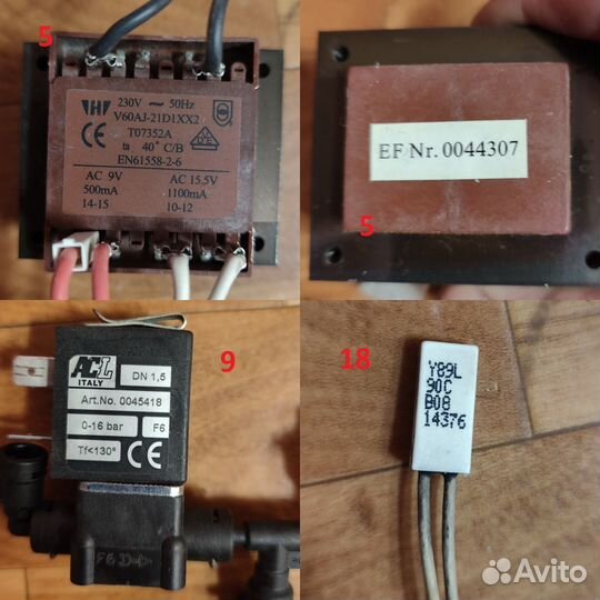 Запчасти кофемашины Bosch Benvenuto b40 TCA6401