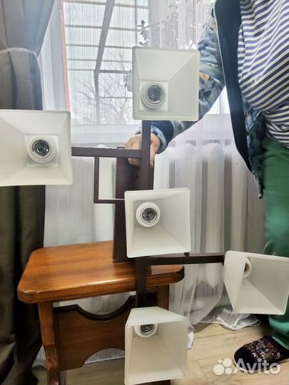 Люстра потолочная бу