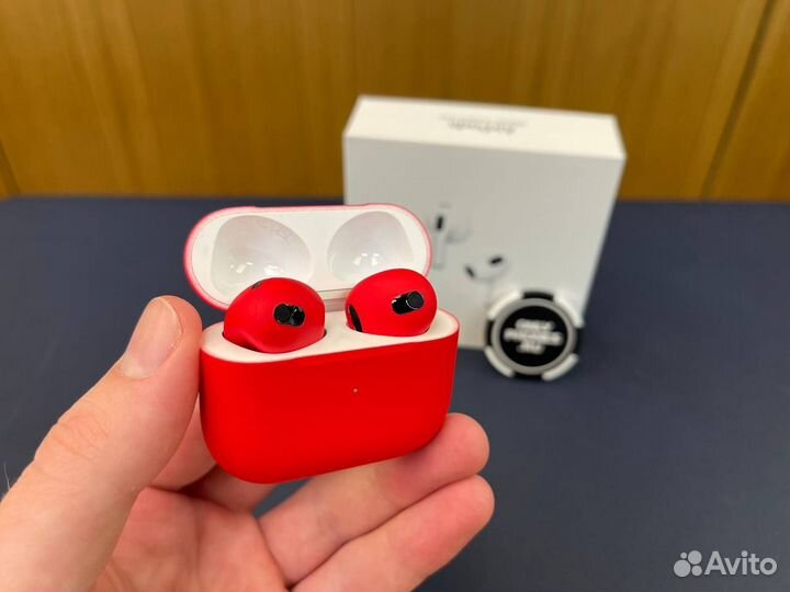AirPods 3 Custom (Red Cherry)