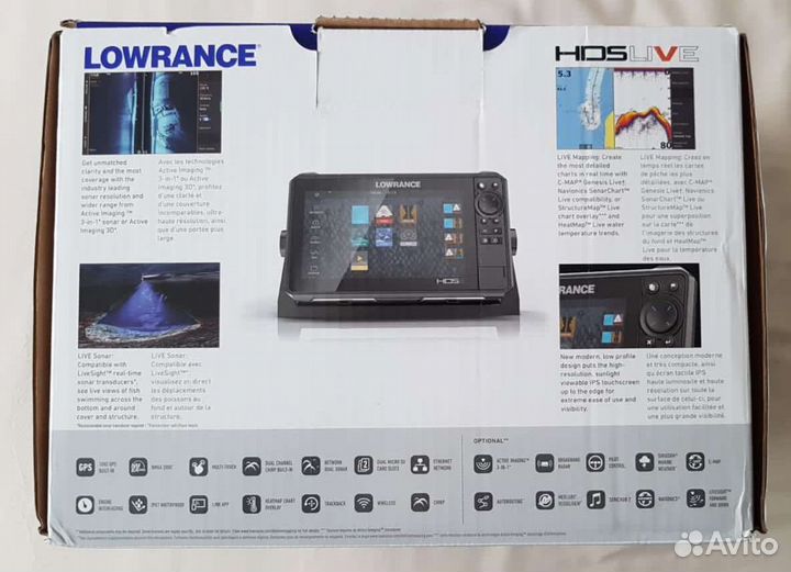 Lowrance HDS 9 Live + AI 3in1 В Наличии Новый