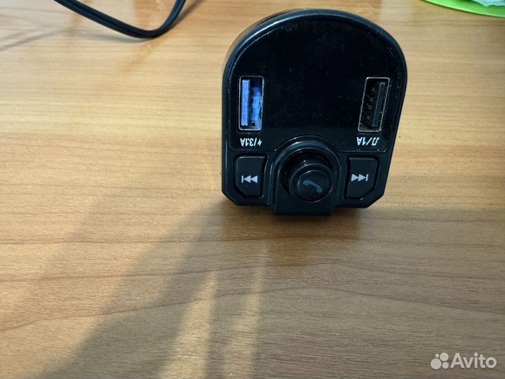 Fm трансмиттер автомобильный с двумя usb портами