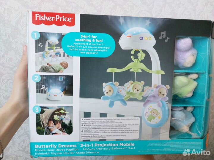 Мобиль на кроватку fisher price