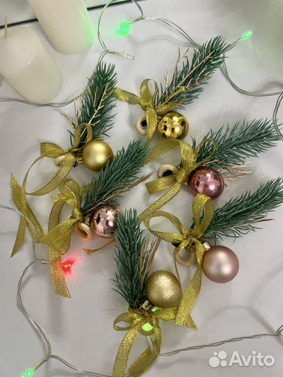 Новогодняя композиция на стол