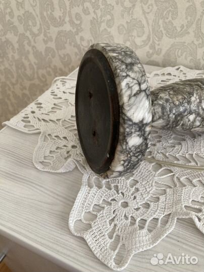 Мраморная настольная лампа СССР