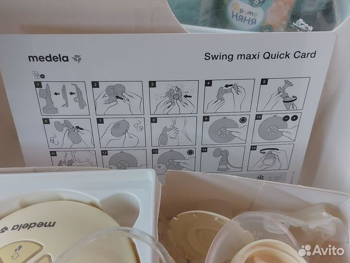 Молокоотсос medela swing maxi