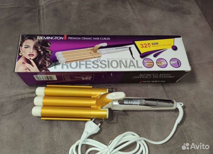 Плойка тройная, волна 19мм новая