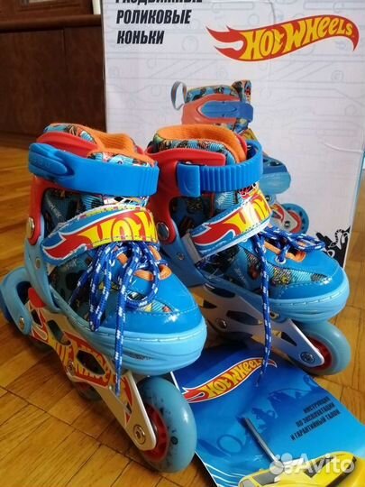 Роликовые коньки детские раздвижные