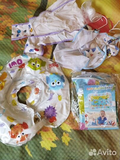 Детский над. игр. коврик, круг на шею и накидки