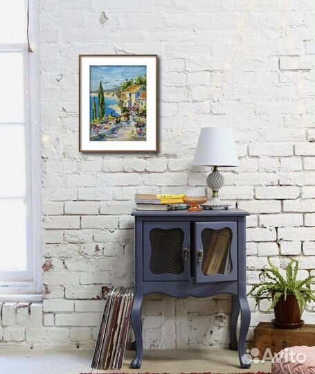 Картина маслом морской пейзаж