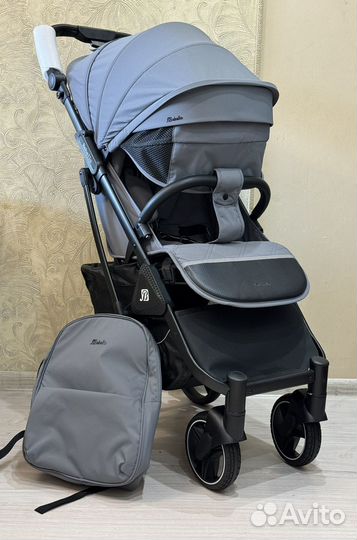 Коляска babalo 2024 бабало 24 новая серая