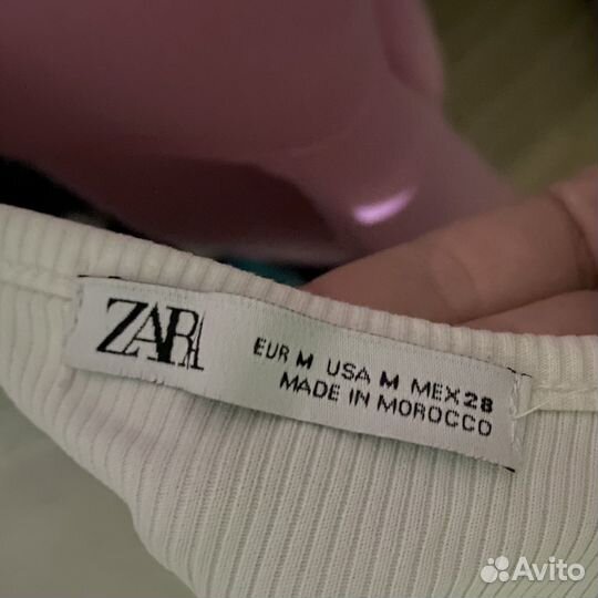 Боди женское белое zara