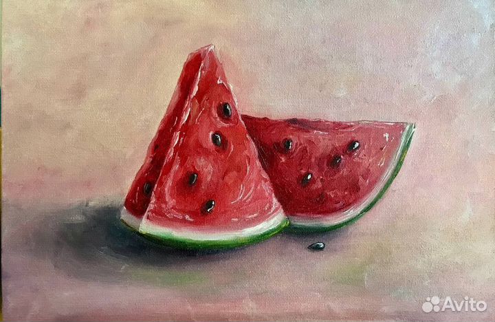 Картина маслом. Арбуз