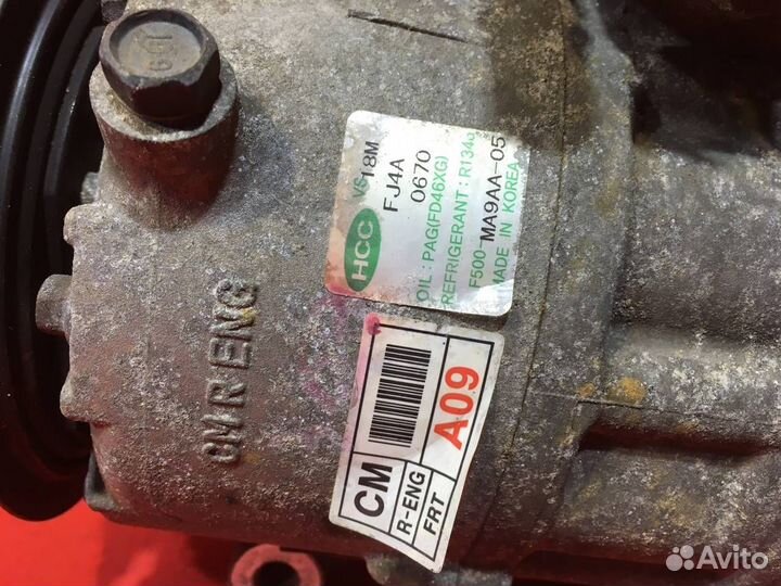 Компрессор кондиционера для Hyundai Santa Fe (Б/У)