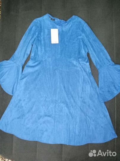 Платье из искусственной замши