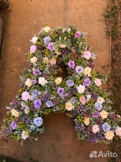 Инициалы на свадьбу «А» и «С»