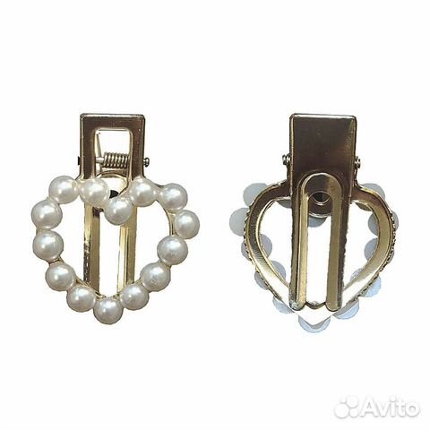 Заколка в форме сердца