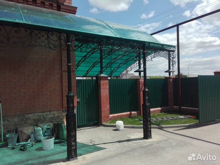 Кованый навес от производителя