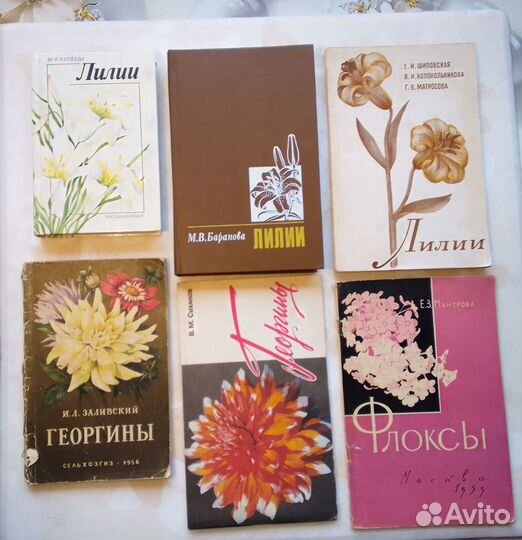 Книги Лилии Георгины Флоксы Тюльпаны Нарциссы