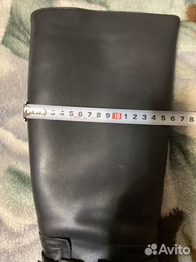 Сапоги женские зимние кожаные 36