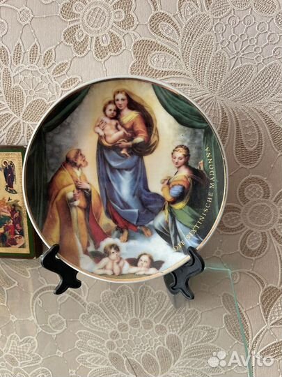 Настенная тарелка чехия