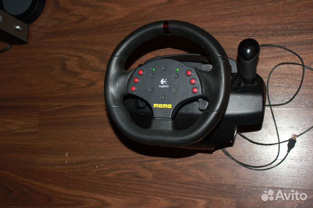 Руль с педалями компьютерный Momo Racing б/у купить в Альметьевске ...
