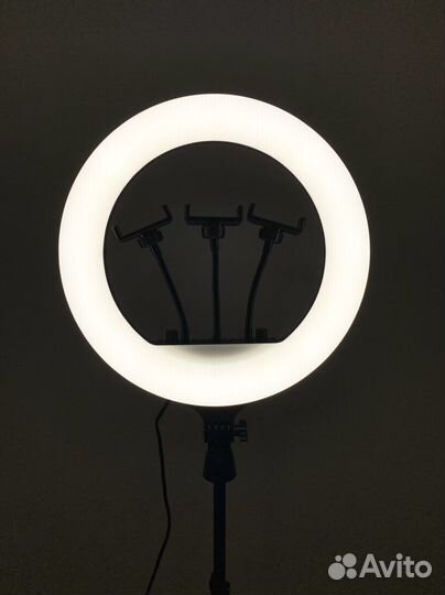 Кольцевая лампа 36 см профессиональная + Доставка