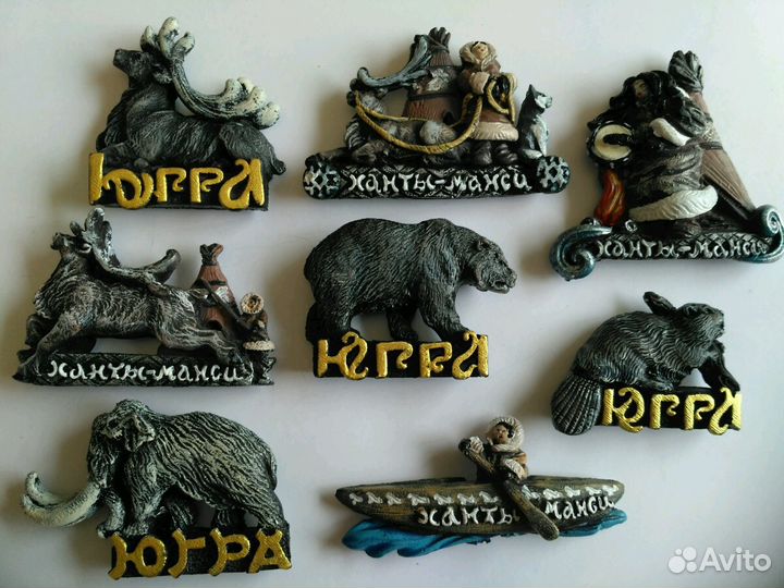 Магниты на холодильник из искуственного камня