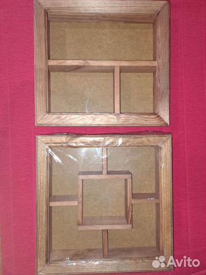 Деревянная менажница бокс для орехов и сухофрукто