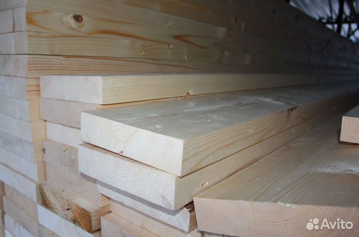 Доска сухая строганная хвоя К